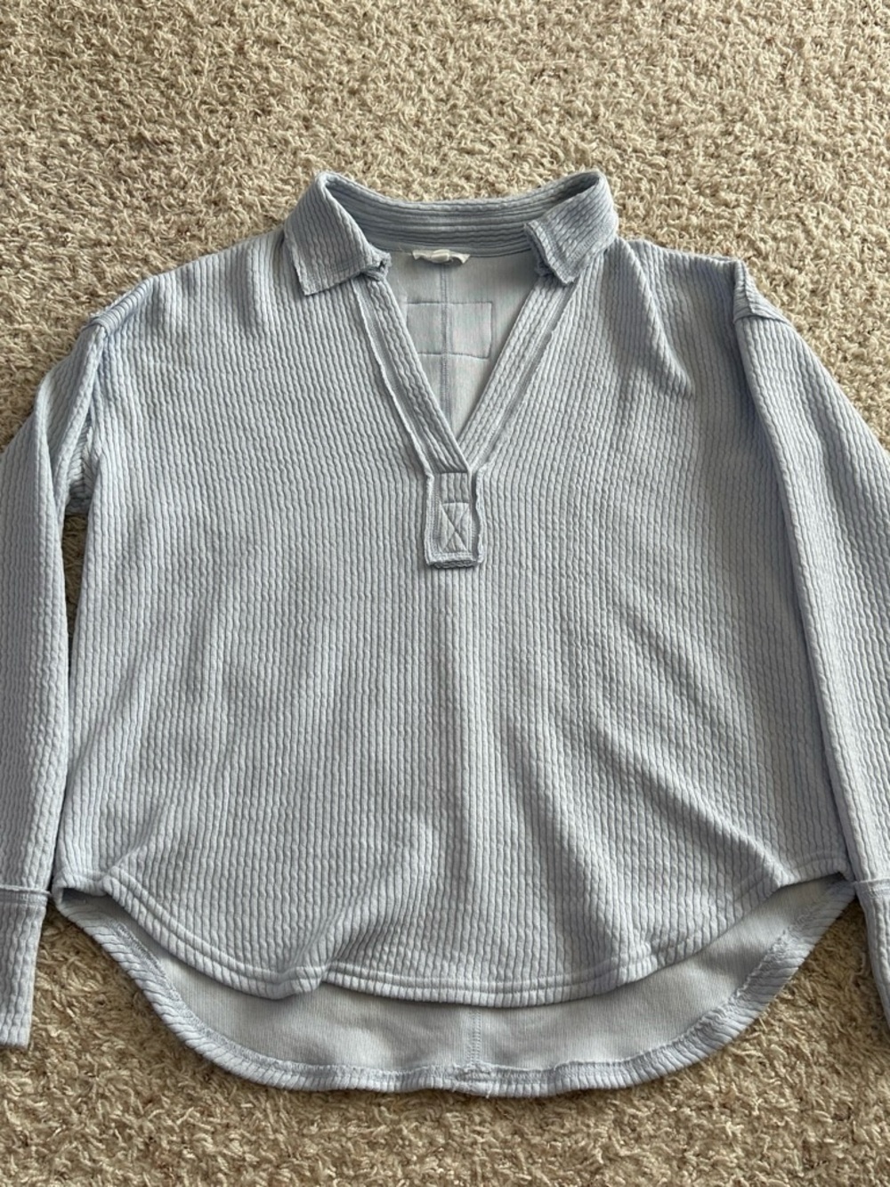 Blu Pepper Light Blue Women's Long-Sleeve